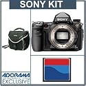 Sony a850 Digital SLR Camera Body Kit, with with SanDisk 8 GB Extreme IV Compact Flash Memory Card, Camera System Bag